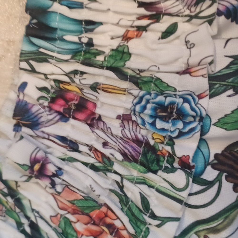 Zara Trafaluc Flower Print Tank Blouse - Picture 2 of 8